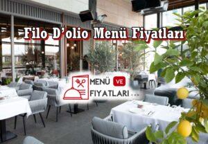 Filo D’olio Menü Fiyatları